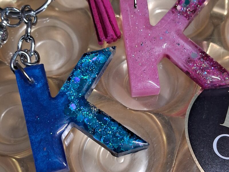 Resin keychains