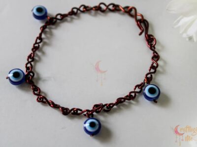 Evil Eye drop bracelet