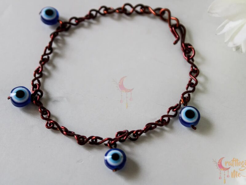 Evil Eye drop bracelet