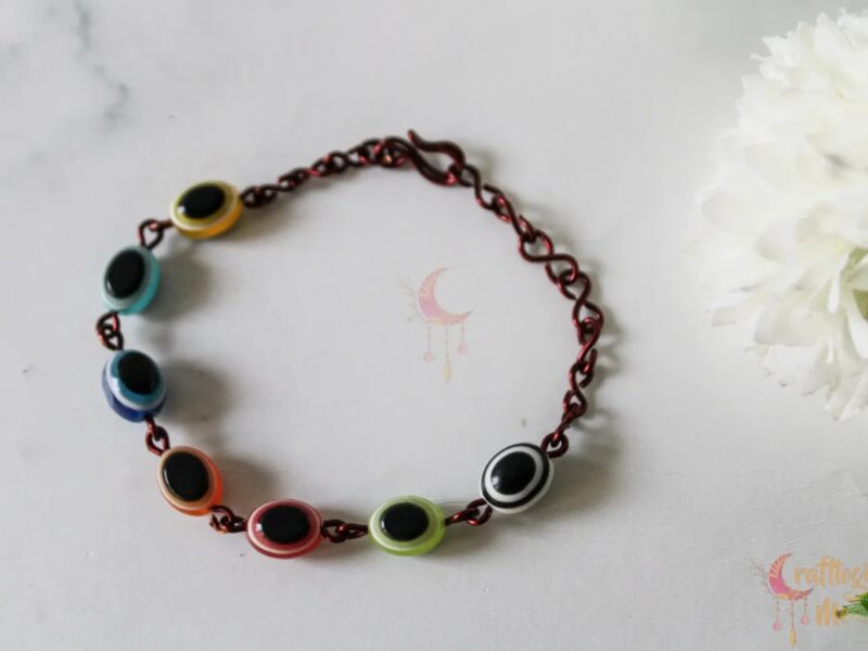 Multi Colored Evil Eye Bracelet