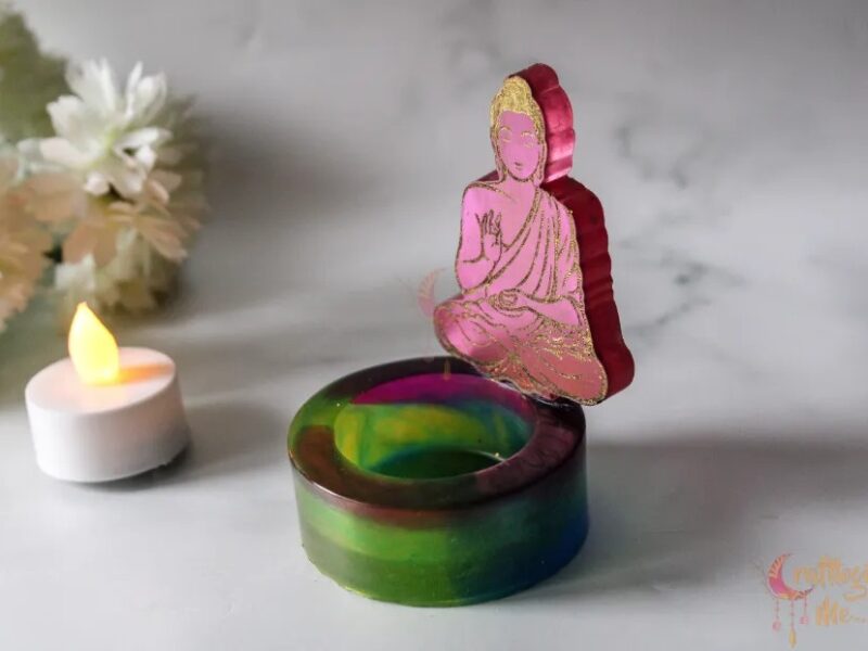 Buddha tea light holder - small