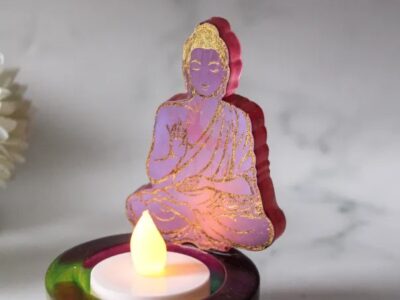 Buddha tea light holder - small