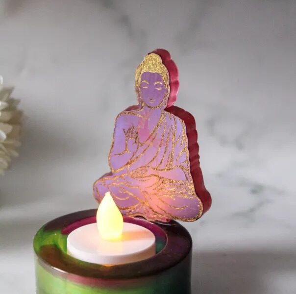 Buddha tea light holder - small