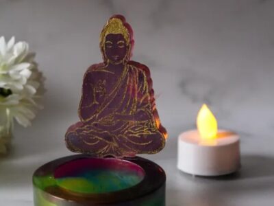 Buddha tea light holder - small