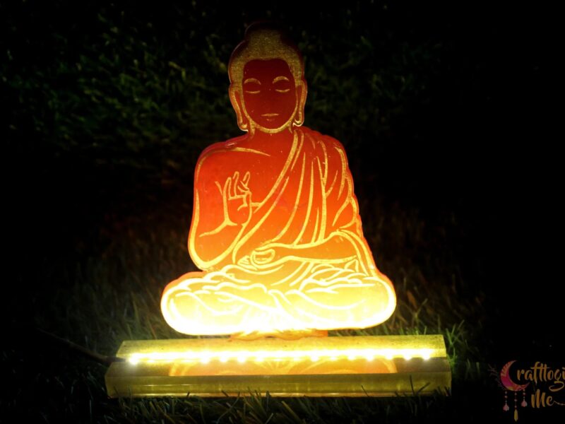 Buddha with led base