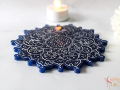 Pooja plate/mandala/coaster (pack of 1, random color)