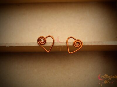 Heart Swirl Stud