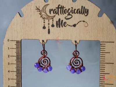 Agate Swirl Earrings