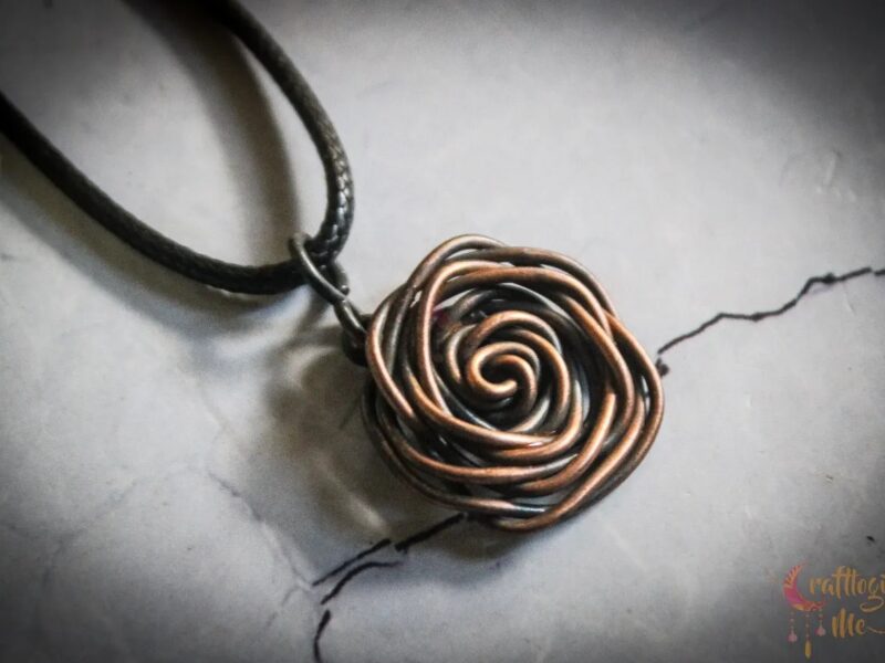 Big Rose Pendant