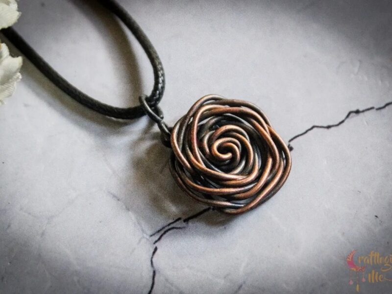 Big Rose Pendant