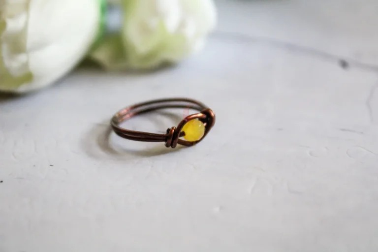 Leaf wrapped ring