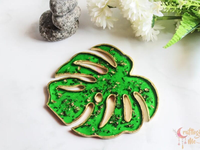 Leaf coaster - set of 3