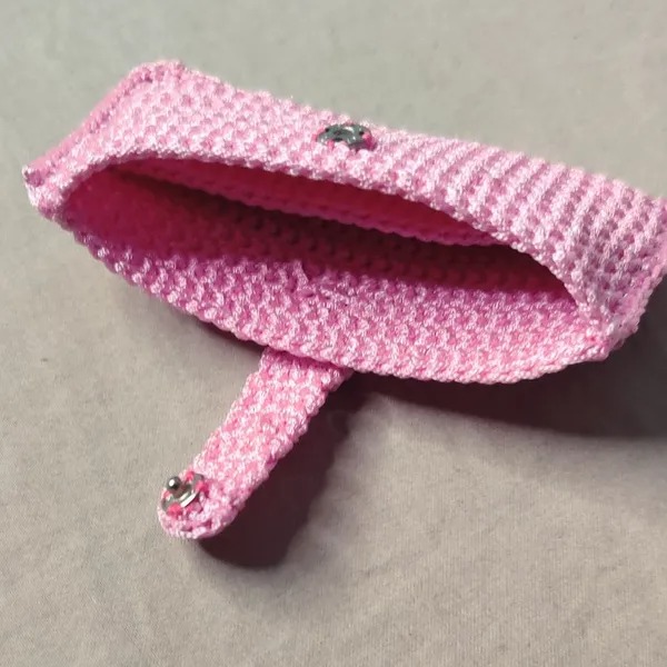 Handmade Crochet Card Organiser