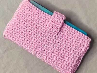 Handmade Crochet Card Organiser