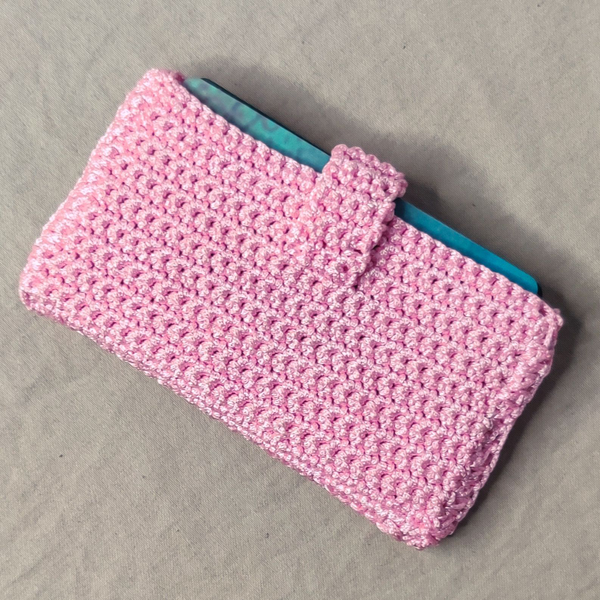 Handmade Crochet Card Organiser