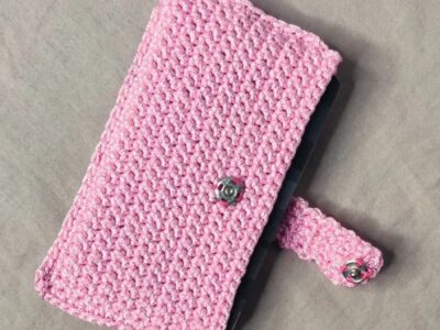 Handmade Crochet Card Organiser