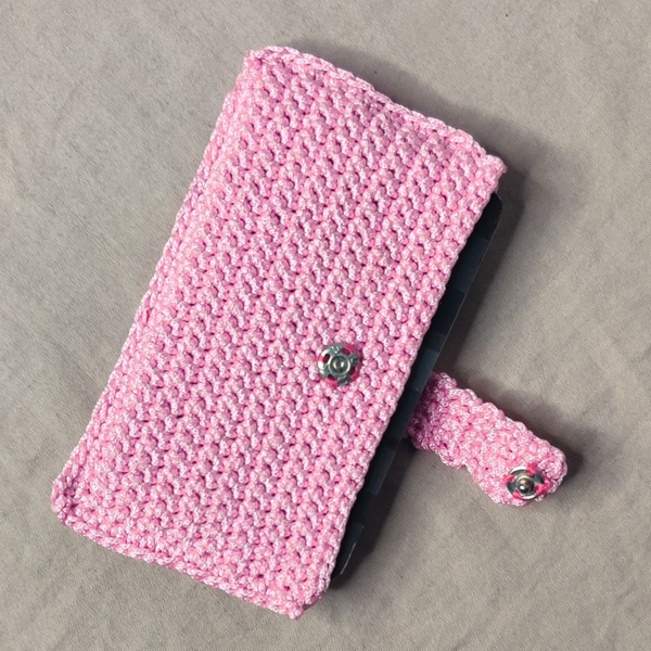 Handmade Crochet Card Organiser