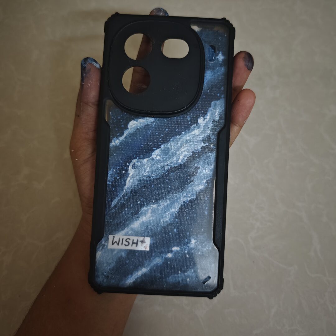 HAND-PAINTED/HAND MADE PHONE COVER