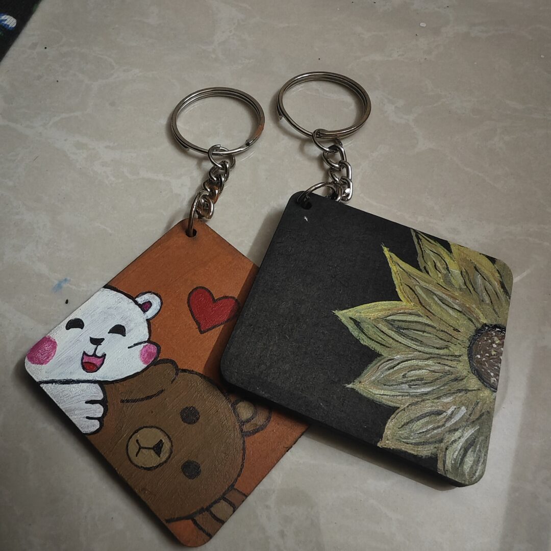 Hand-painted keychains