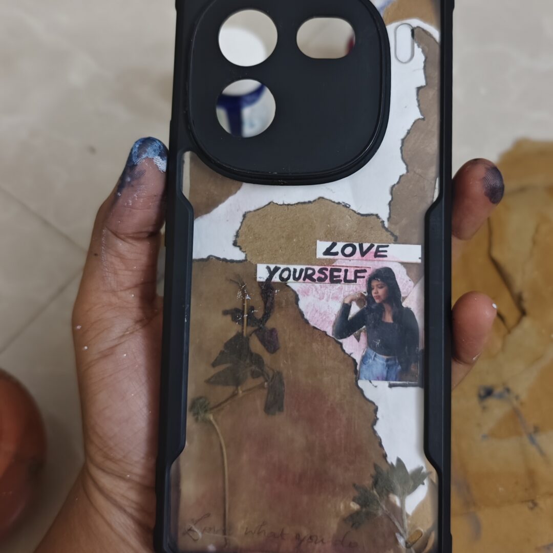 HAND-PAINTED/HAND MADE PHONE COVER