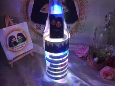 customized led photo bottle