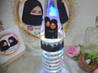 customized led photo bottle