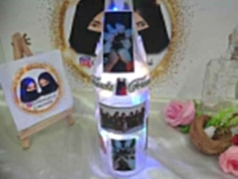 customized led photo bottle