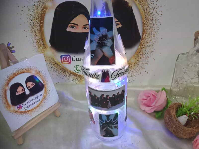 customized led photo bottle