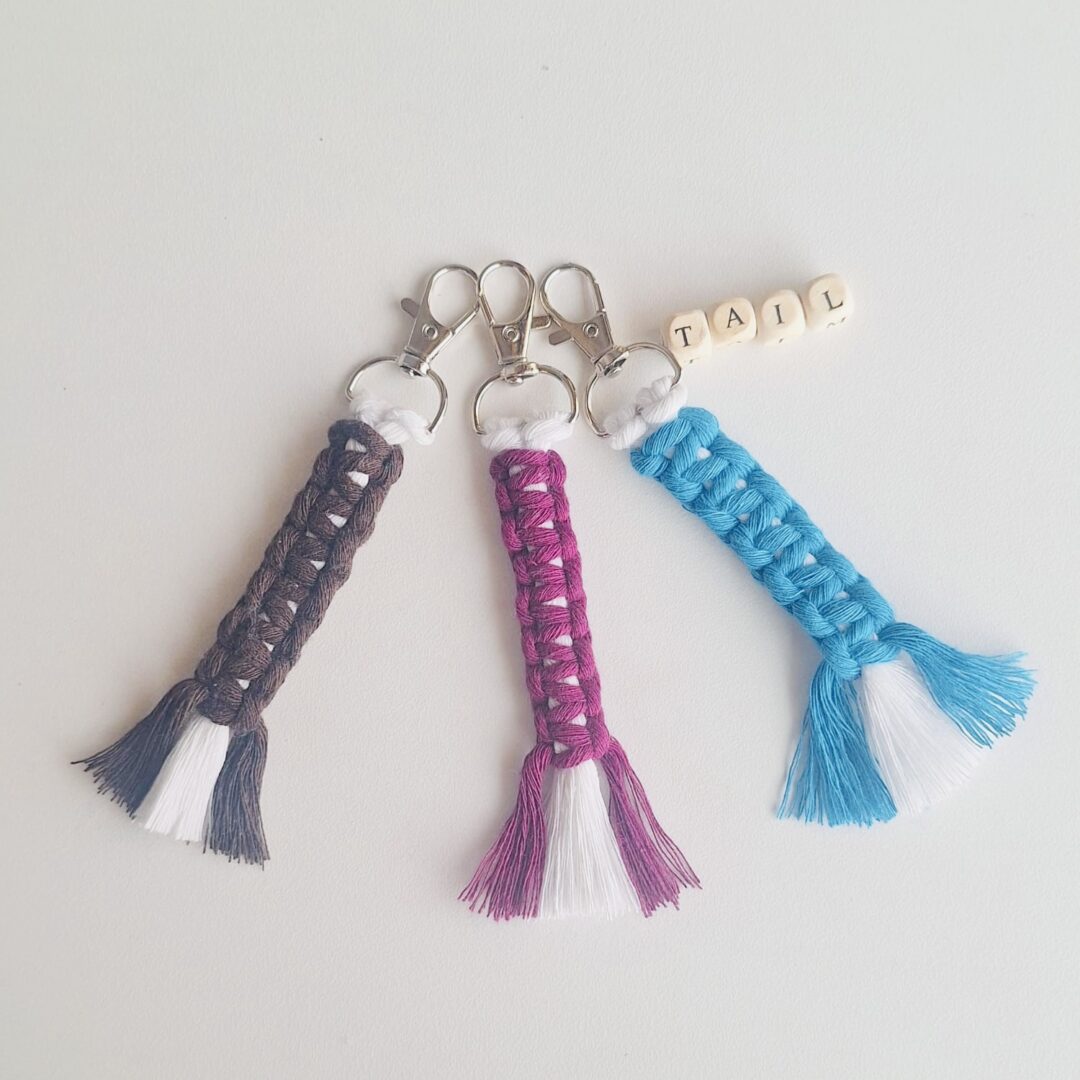 Macrame Tail Keychain