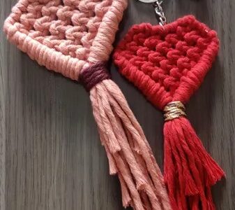 Macramé Keychain Set Of 3