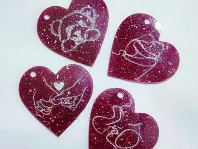 Valentine Keychains Set Of 4