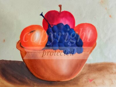 Fruit basket painting