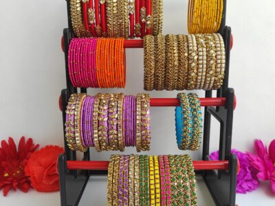 Kundan bangles