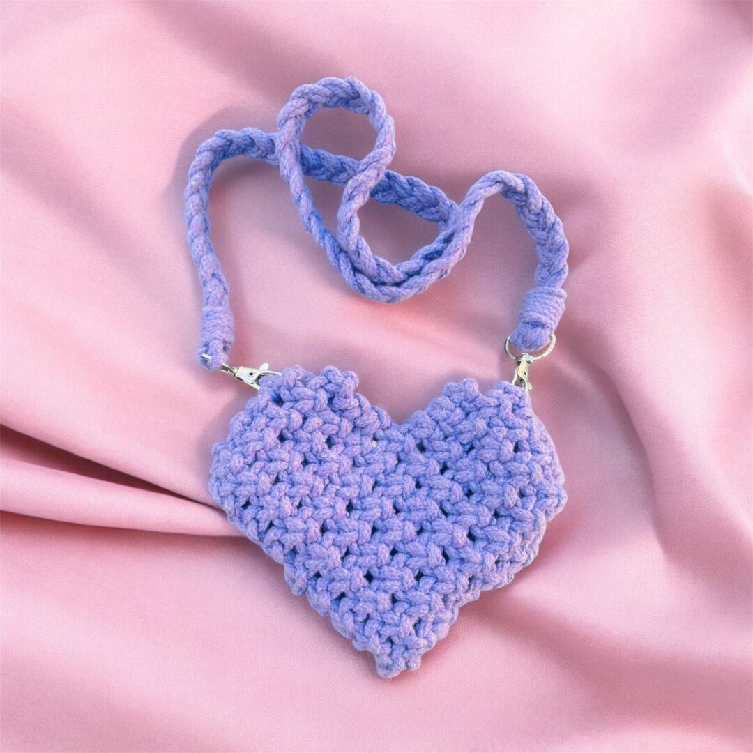 Heart shaped Sling bag