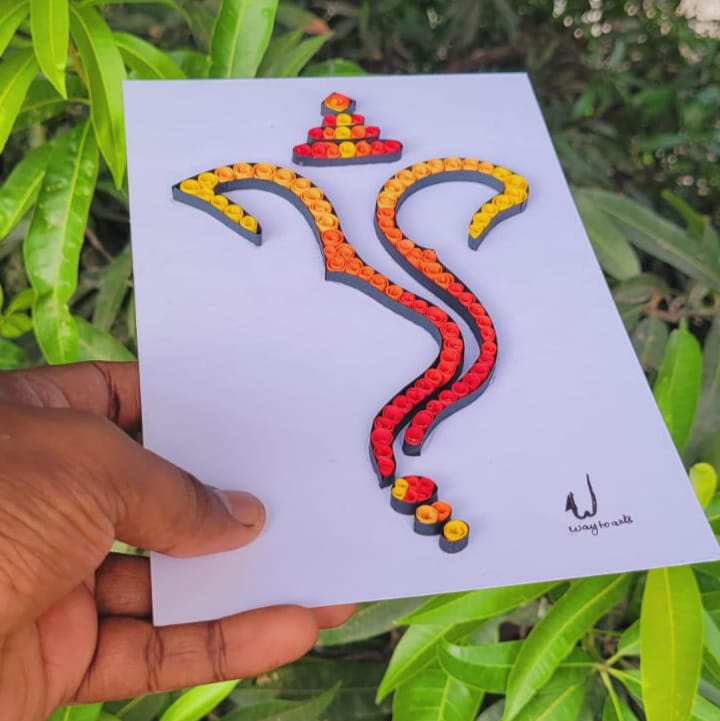 QUILLING GANESHA