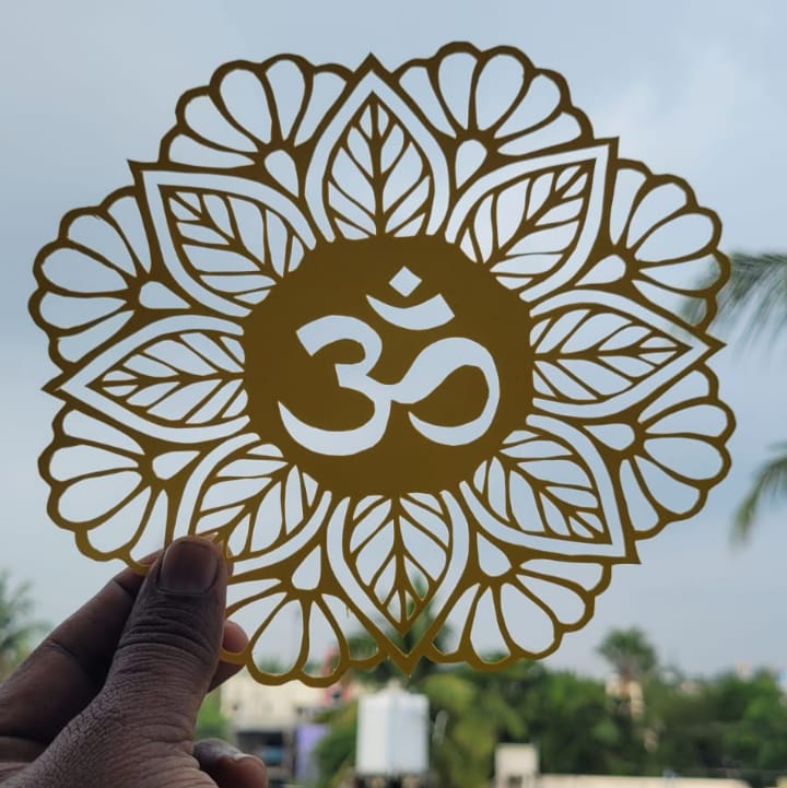 customized om paper cutting