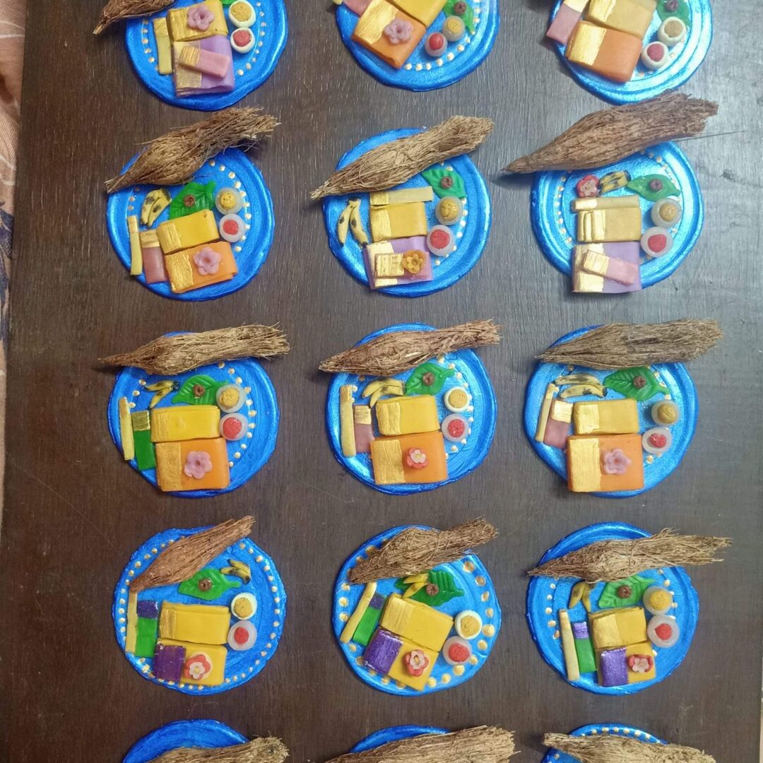 Traditional thambulam Fridge magnet